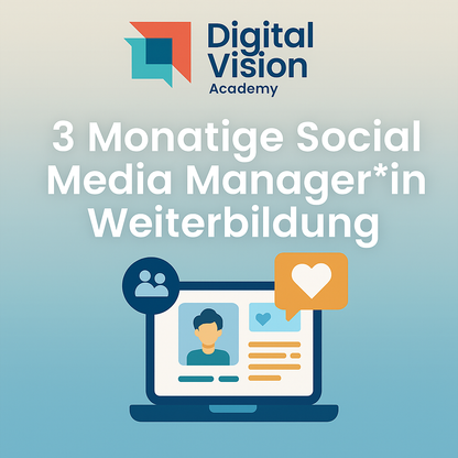 3 Monatige Social Media Manager*in Weiterbildung